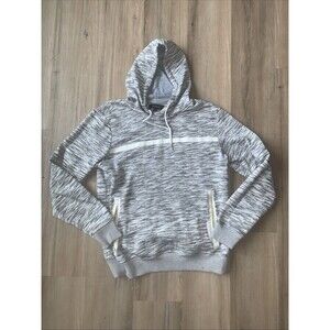 Ring Of Fire Mens Hooded Sweatshirt Pullover Sz Large Reflective Zipper Pockets